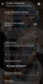 configure image generation for characters in Layla