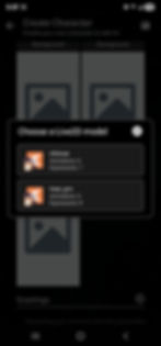 choose a Live2D model in Layla