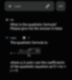 displaying LaTeX formula in Layla during chat